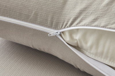 Комплект постельных принадлежностей, простыня на резинке Борт 25 + 2 наволочки 70*70 серый серый